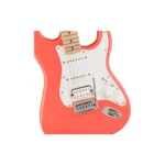 Squire Sonic Stratocaster HSS White Pickguard Tahitian Coral - Image 3