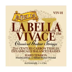 Labella Classic Guitar Strings Vivace Carbon Hard Tension