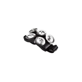 CAJON FOOT TAMBOURINE - CFT5-BK