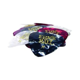 Ernie Ball CELLULOSE PICKS-PEARLOID HEAVY-24 PACK
